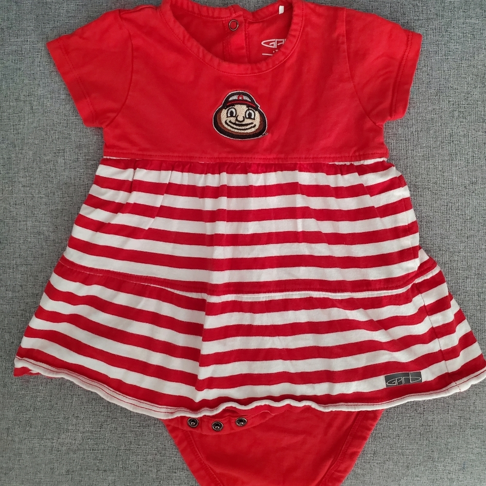 Ohio State onesie dress